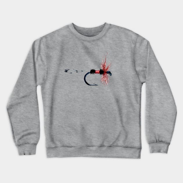 Royal Coachman Dry Fly Crewneck Sweatshirt by garrettsgardens